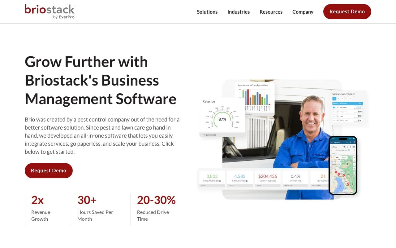 The Briostack homepage
