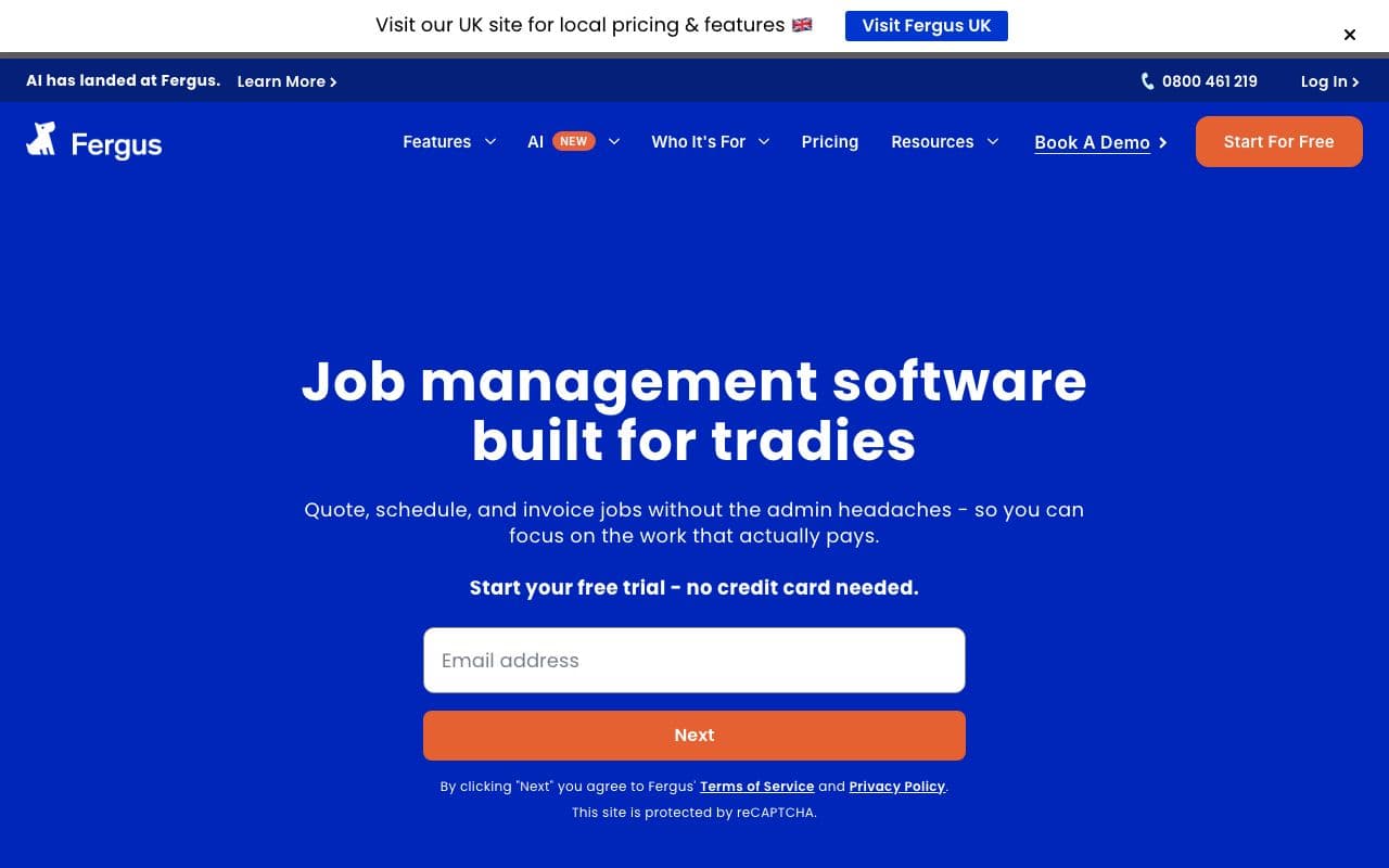 The Fergus homepage
