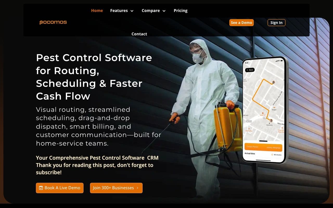 The Pocomos homepage